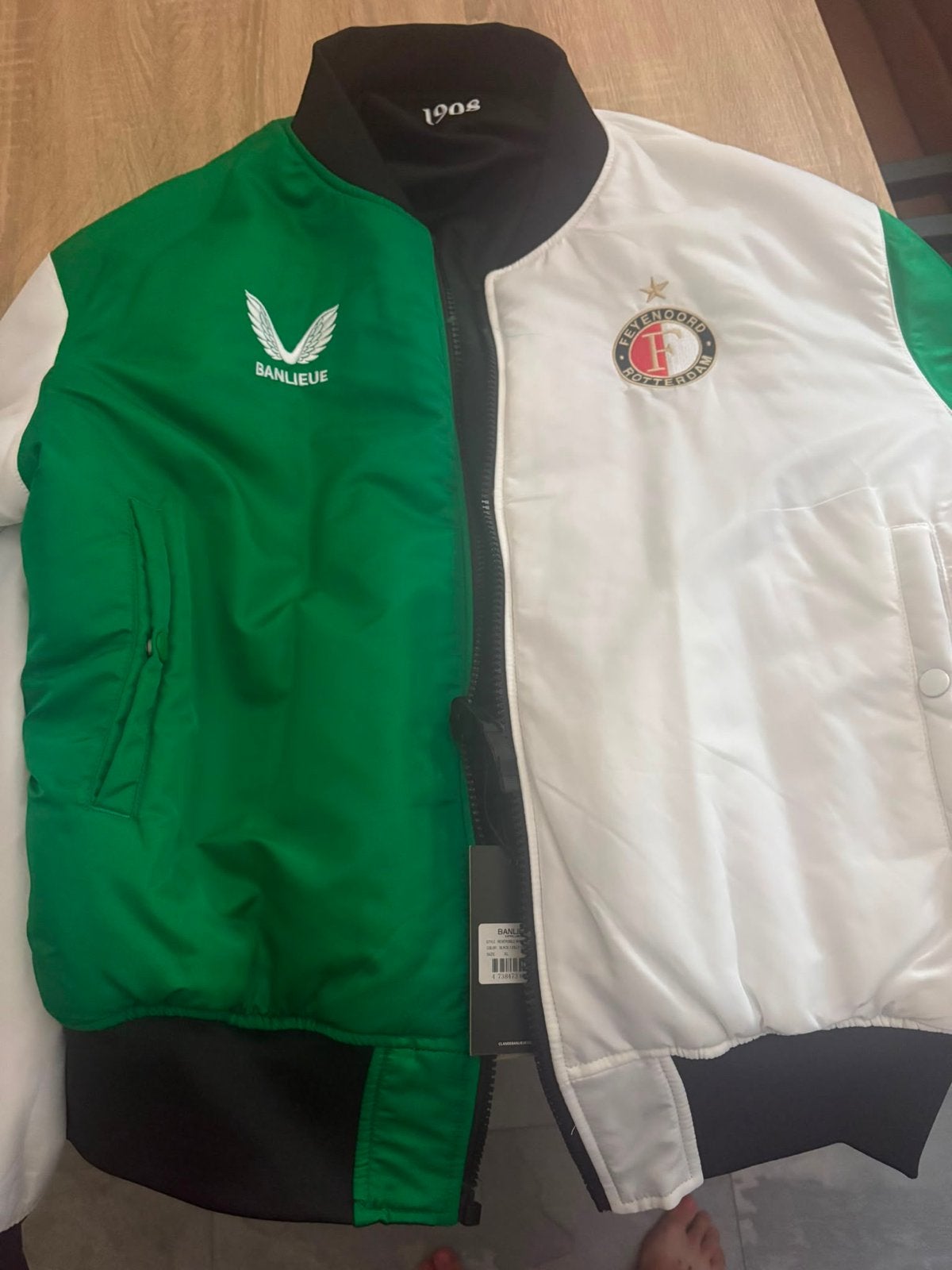Banlieue x Feyenoord Omkeerbaar Bomberjack - Nieuw, Ophalen of Verzenden, Nieuw, Maat 56/58 (XL), Meerkleurig