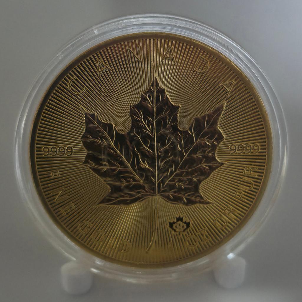 Replica gouden munt Canada – Gold Maple Leaf, Ophalen of Verzenden, Goud