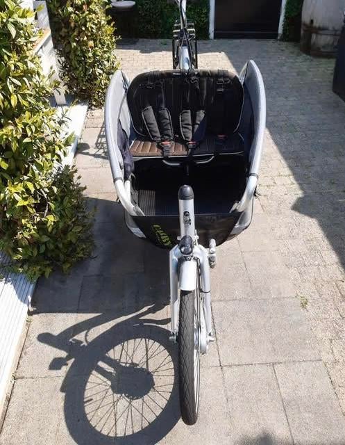 Gazelle Cabby Bakfiets, Fietsen en Brommers, Fietsen | Bakfietsen, Ophalen, Gebruikt, 3 kinderen, Opvouwbaar