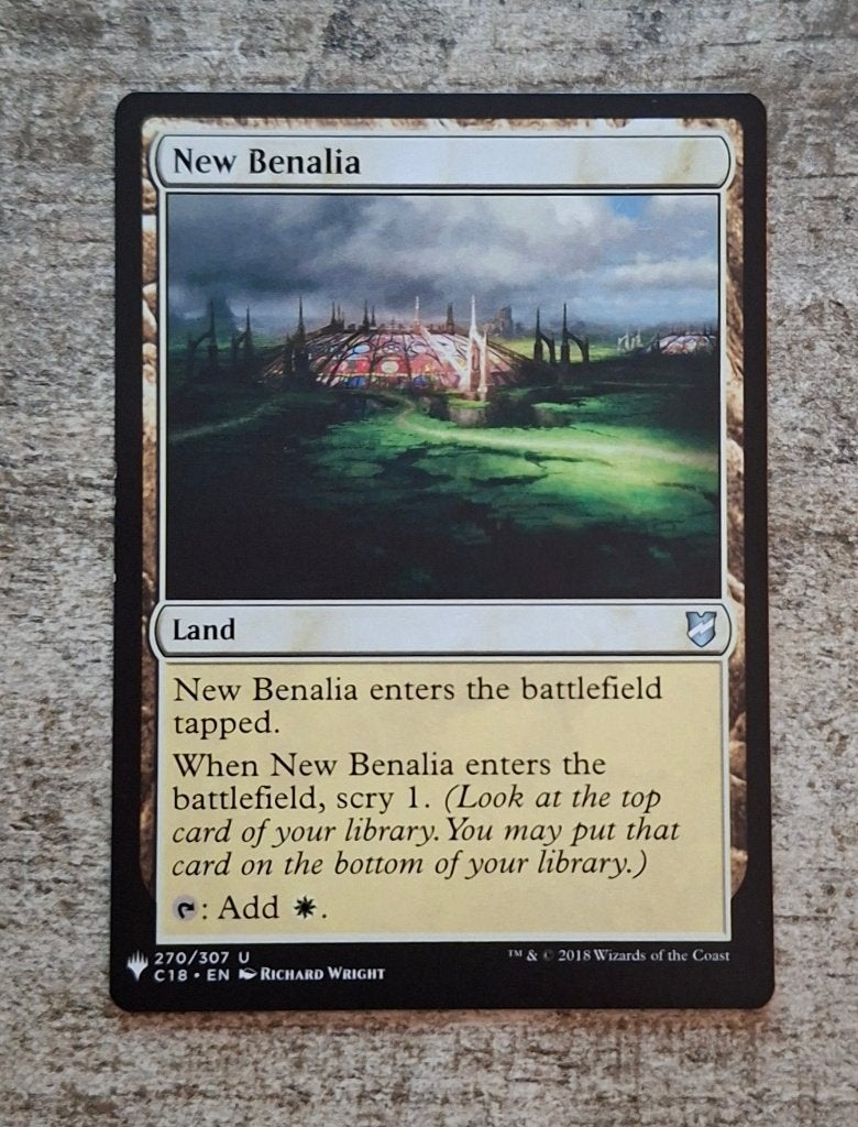 New Benalia - Magic the Gathering, Verzenden, Gebruikt, Losse kaart