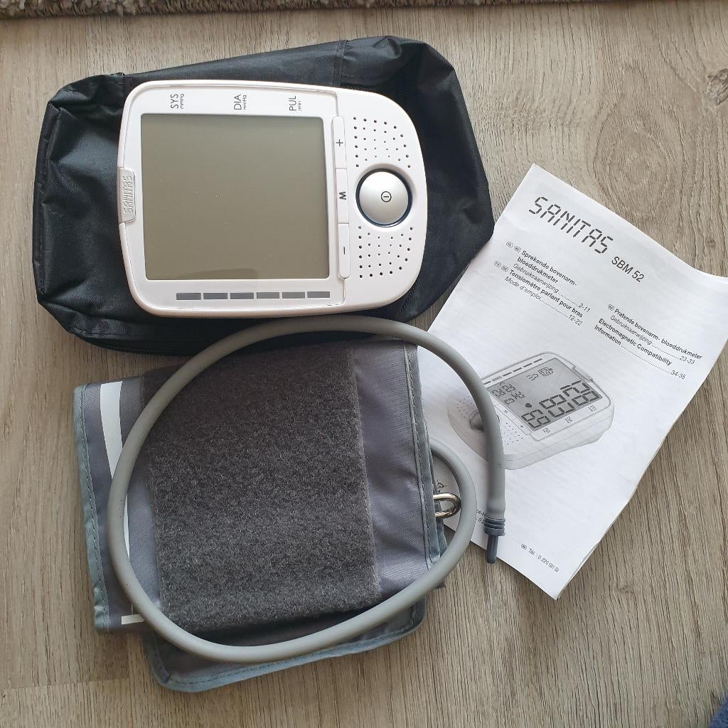 Sanitas pratende Bloeddrukmeter, Ophalen of Verzenden, Zo goed als nieuw