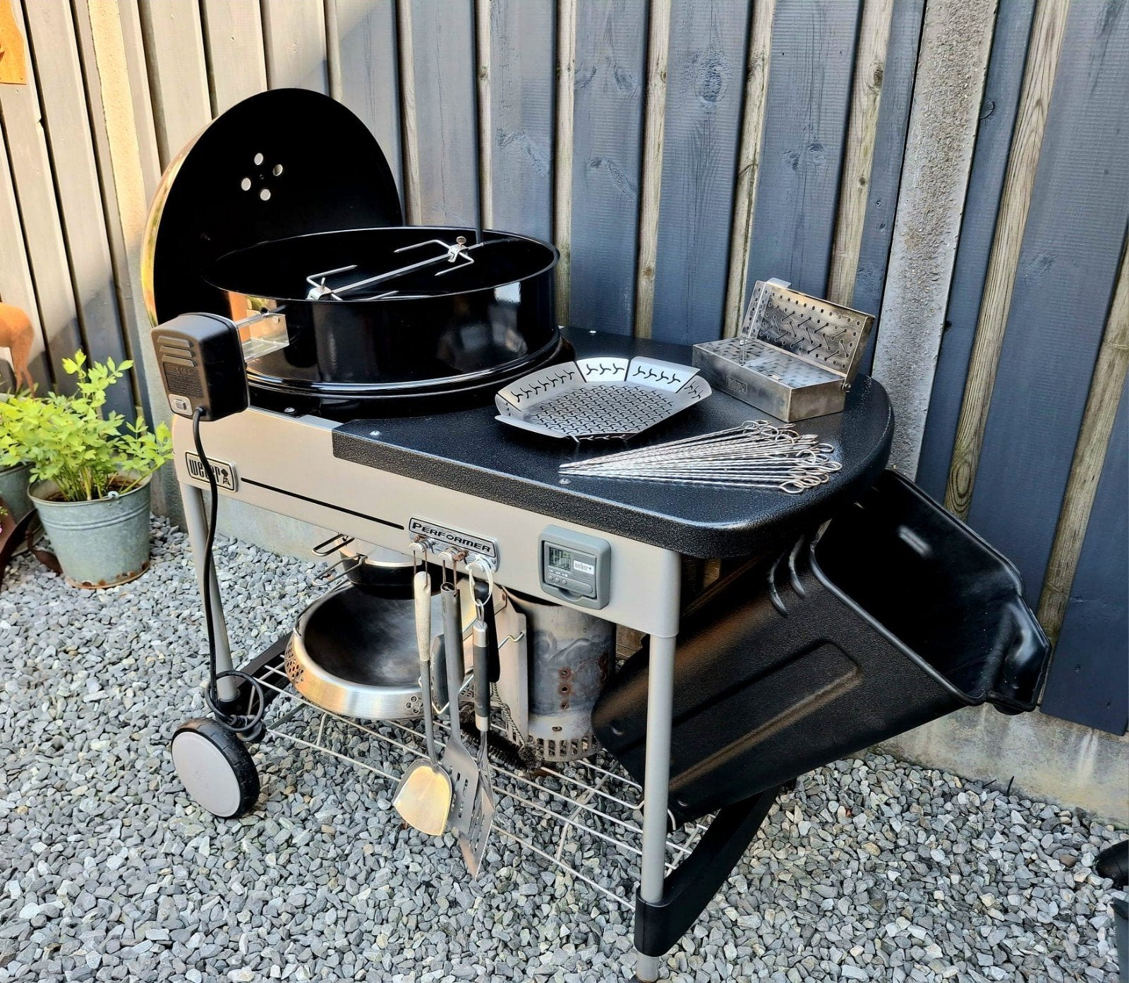 WEBER PERFORMER PREMIUM GBS 57, Ophalen, Gebruikt, WEBER Performer premium BGS 57, Met accessoires