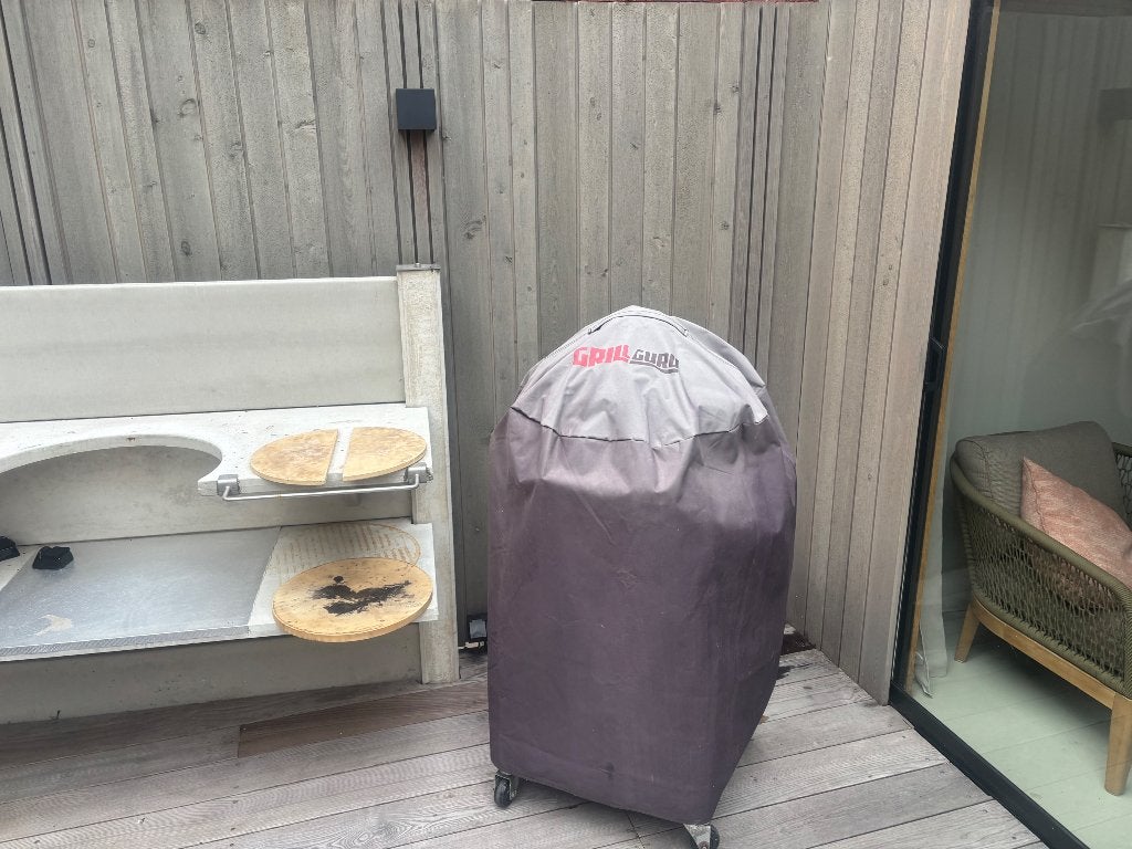 Guru Grill Large, Tuin en Terras, Houtskoolbarbecues, Ophalen, Zo goed als nieuw, Grill Guru, Met accessoires
