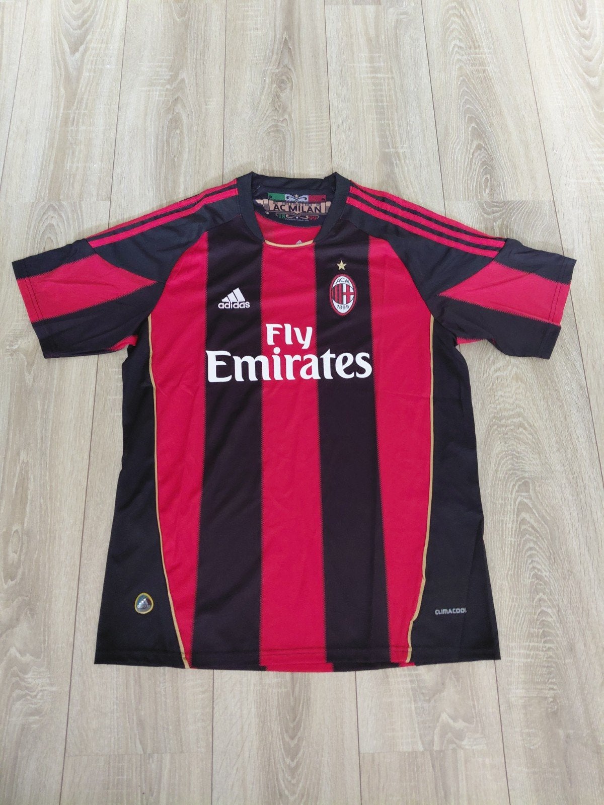 Retro AC Milan shirt XL, Geen merk, Maat 56/58 (XL), Ophalen of Verzenden, Zo goed als nieuw