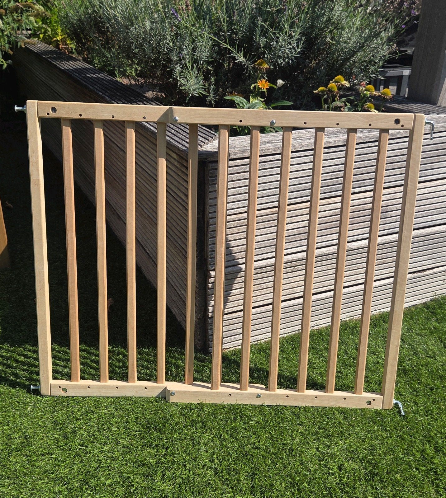 Houten traphekje incl. bevestigingsmateriaal, Kinderen en Baby's, Traphekjes, Ophalen, Zo goed als nieuw, Schroefhekje, Hout