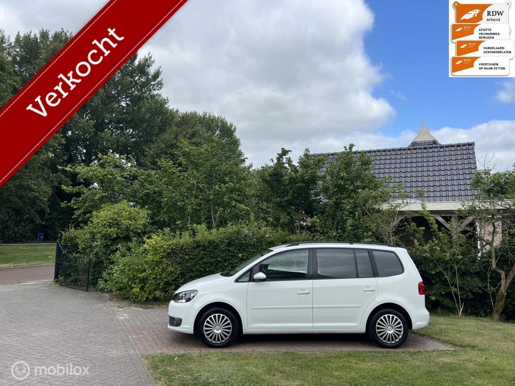 Nette VW Touran 1.6 TDI Comfortline BM Grijskenteken bj 2014, Auto's, Voorwielaandrijving, Euro 5, Gebruikt, 4 cilinders