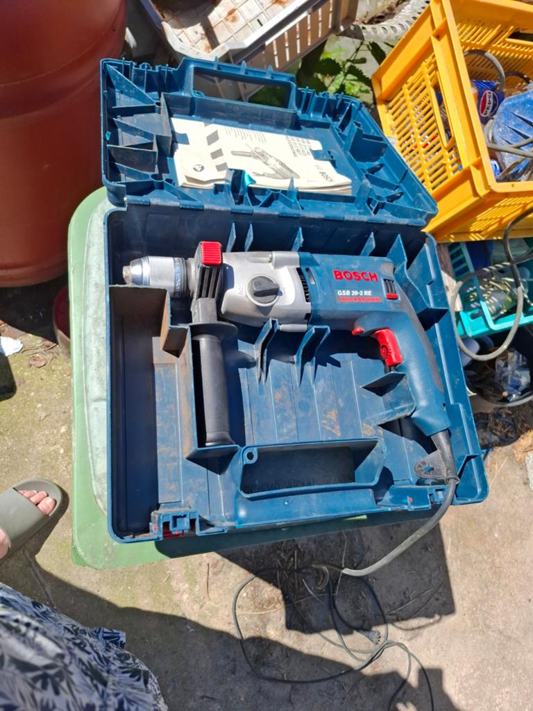 Bosch boormachine  bosch gsb 20-2 re professional, Doe-het-zelf en Verbouw, Gereedschap | Boormachines, Ophalen, Gebruikt, Boormachine