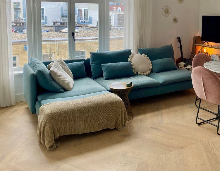 Söderhamn Bank Ikea, Huis en Inrichting, Banken | Bankstellen, Ophalen, 250 tot 300 cm, Gebruikt, Söderhamn