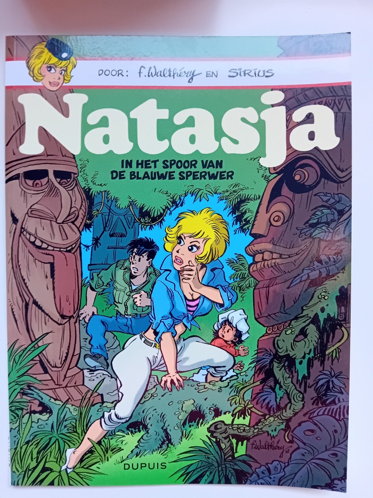 Natasja - In het spoor van de Blauwe Sperwer, Eén stripboek, Ophalen of Verzenden, Gelezen, F. Walthéry en Sirius