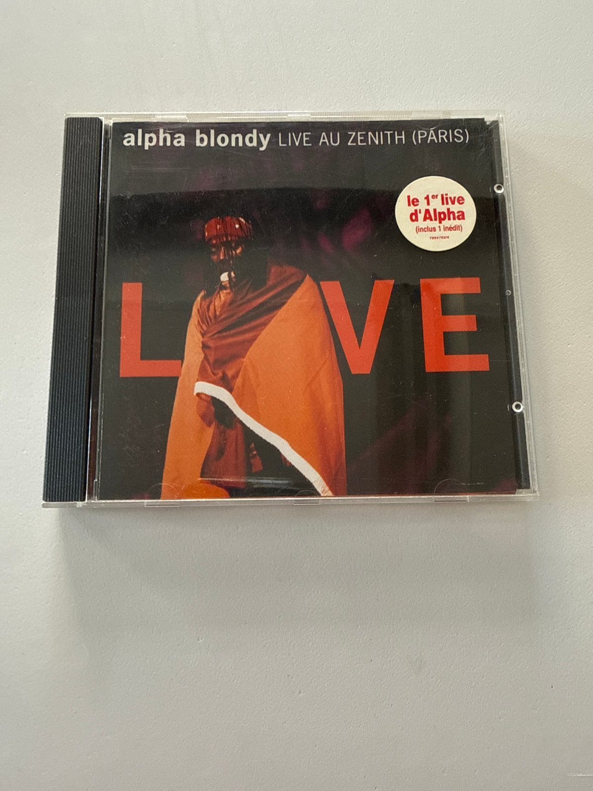Alpha Blondy - Live Au Zenith (Paris) CD, Gebruikt, Verzenden, Overige genres, Live-album