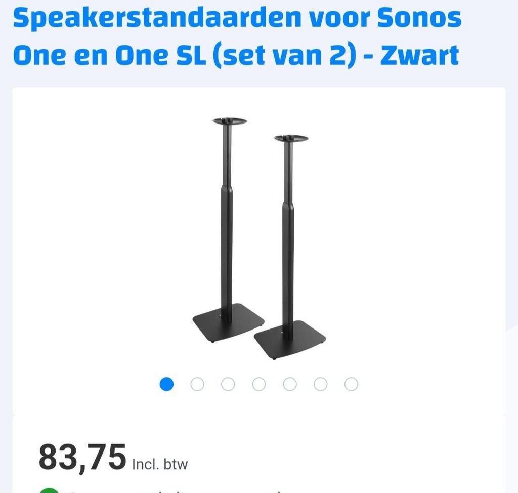 Sonos speakerstandaard 2x nieuw!!, Muziek en Instrumenten, Standaards, Ophalen, Nieuw