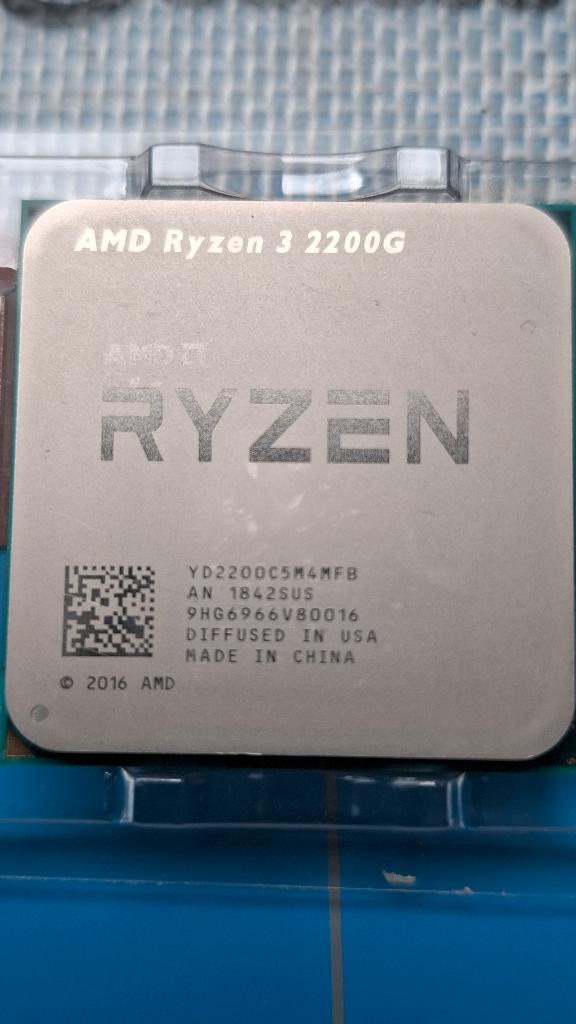AMD ryzen 2200g, Gebruikt, 4-core, Ophalen of Verzenden, Socket AM4