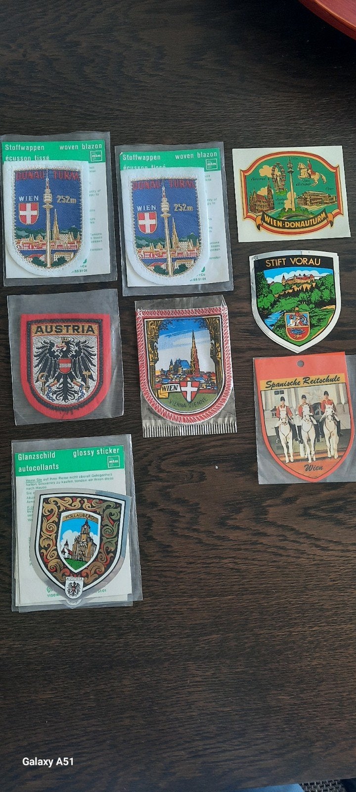 emblemen en stickers van Oostenrijk in originele verpakking, Ophalen, Nieuw
