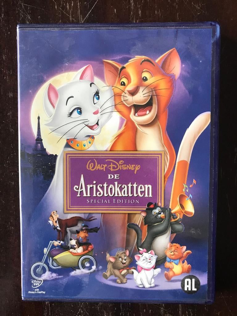 Walt Disney De Aristokatten DVD, Europees, Tekenfilm, Alle leeftijden, Ophalen of Verzenden