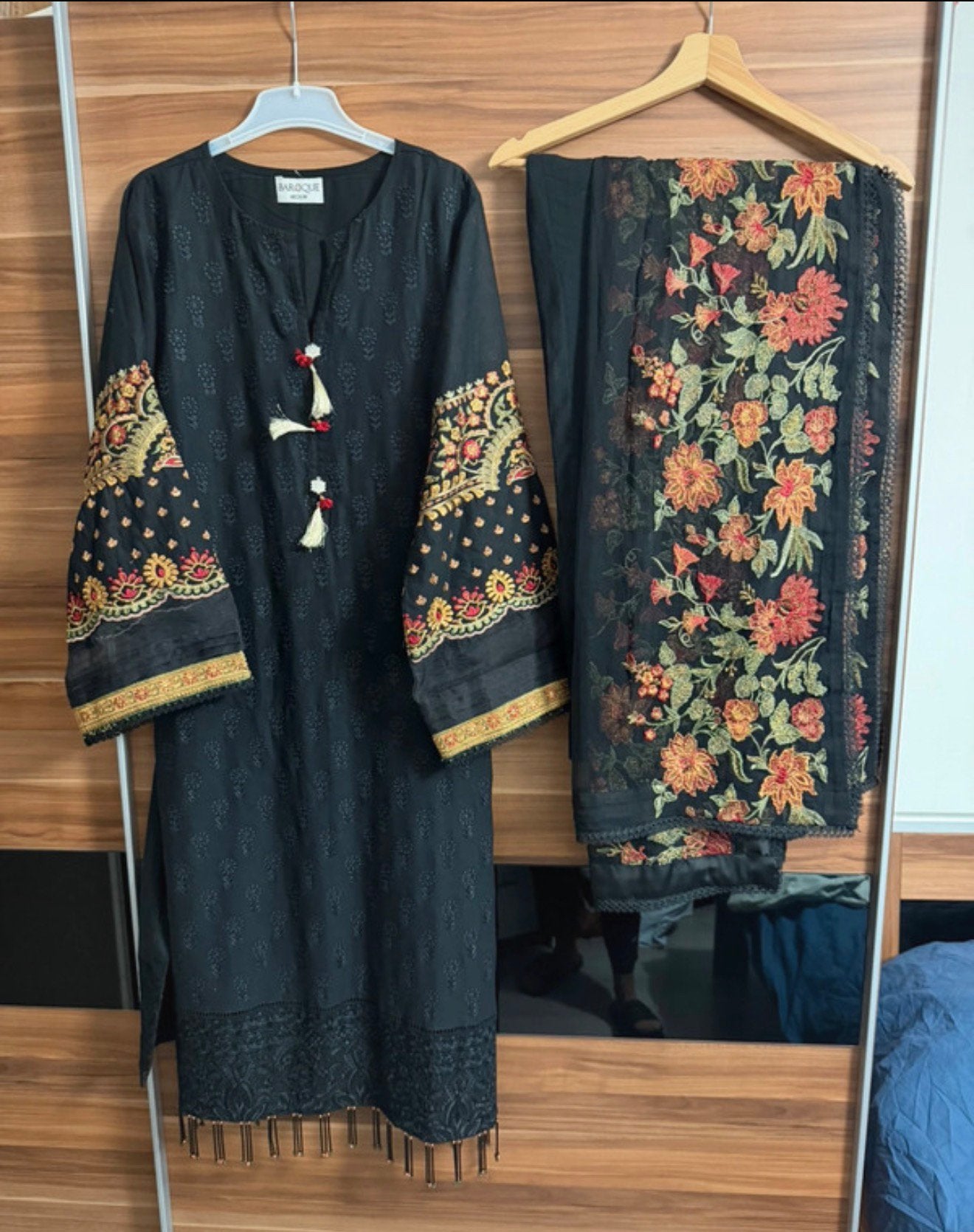 3 delige dress, Maat 38/40 (M), Overige typen, Verzenden, Zwart
