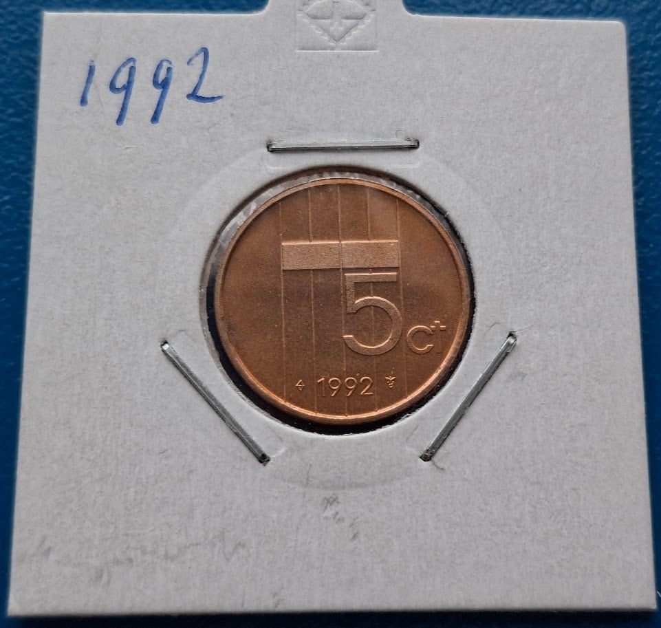Nederland 5 cent 1992 Beatrix - 1992*, Ophalen of Verzenden, Koningin Beatrix, 5 cent, Losse munt