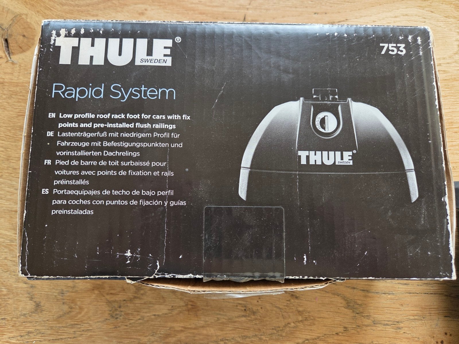 Thule rapid system 753, Ophalen, Gebruikt