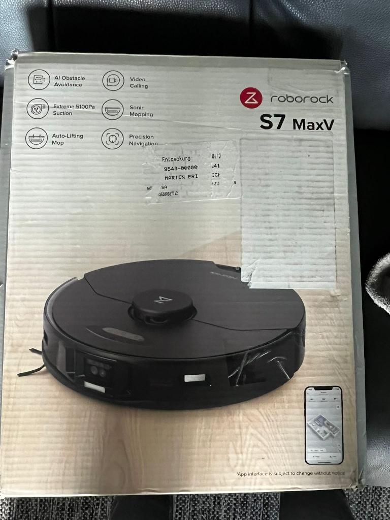 Roborock S7 VMAX robot stofzuiger, Witgoed en Apparatuur, Overige merken, Gebruikt, Stille werking, Ophalen of Verzenden