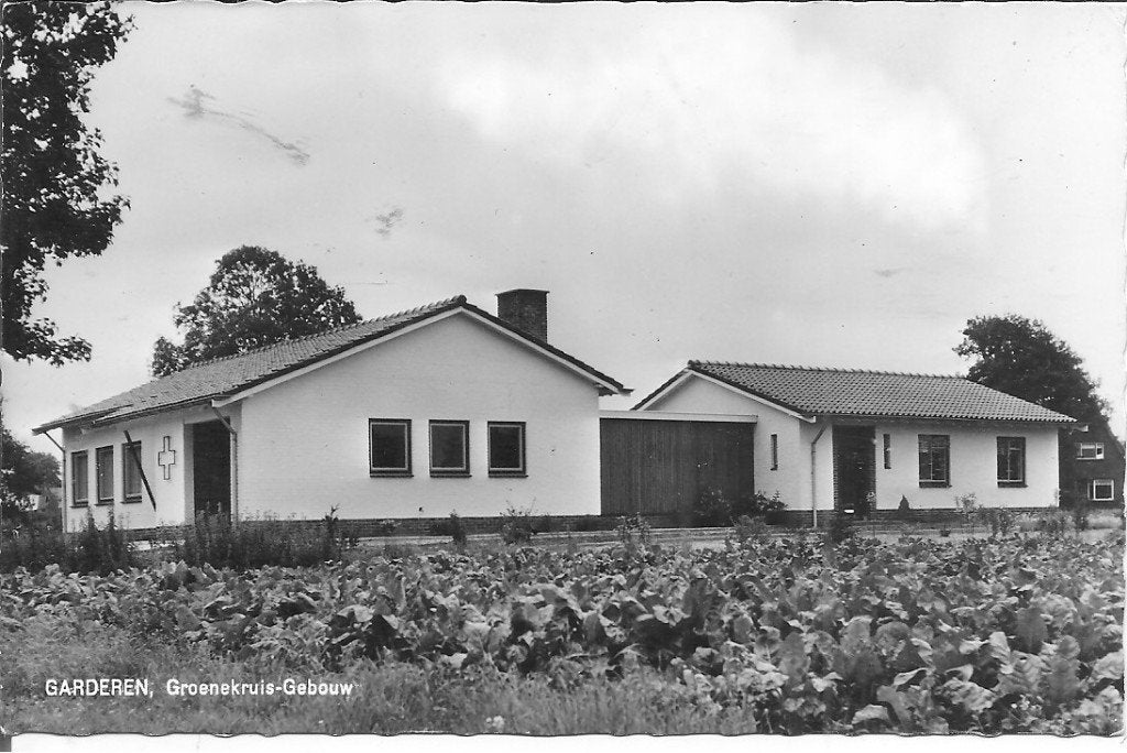 Oude ansichtkaart Groenekruis-Gebouw Garderen, Ophalen of Verzenden, 1960 tot 1980, Ongelopen, Gelderland