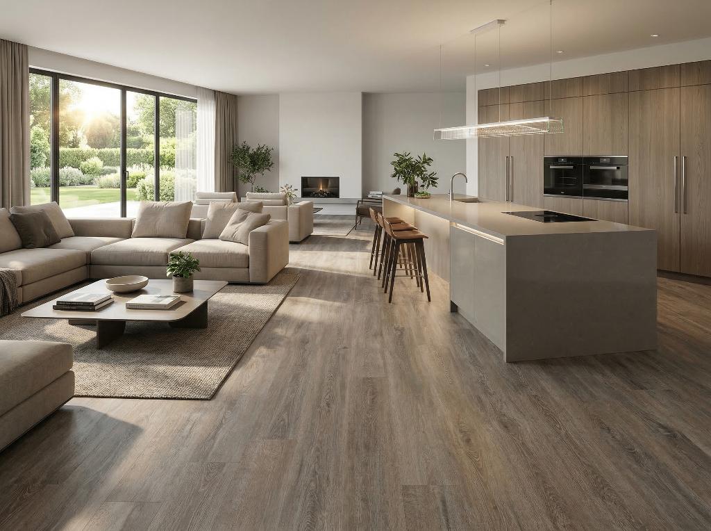 Plak PVC natuurlijk eiken, Huis en Inrichting, Stoffering | Vloerbedekking, Ophalen, 75 m² of meer, Overige typen, Nieuw