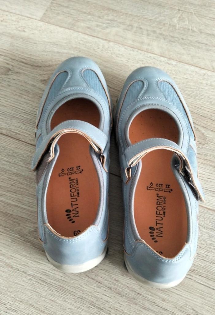 Natuform Dames Comfort Schoenen Maat 39 - Lichtblauw, Ophalen of Verzenden