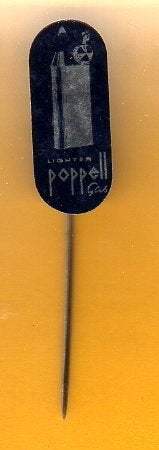 Speldje POPPELL AANSTEKER (A5), Ophalen of Verzenden, Gebruikt, Overige onderwerpen