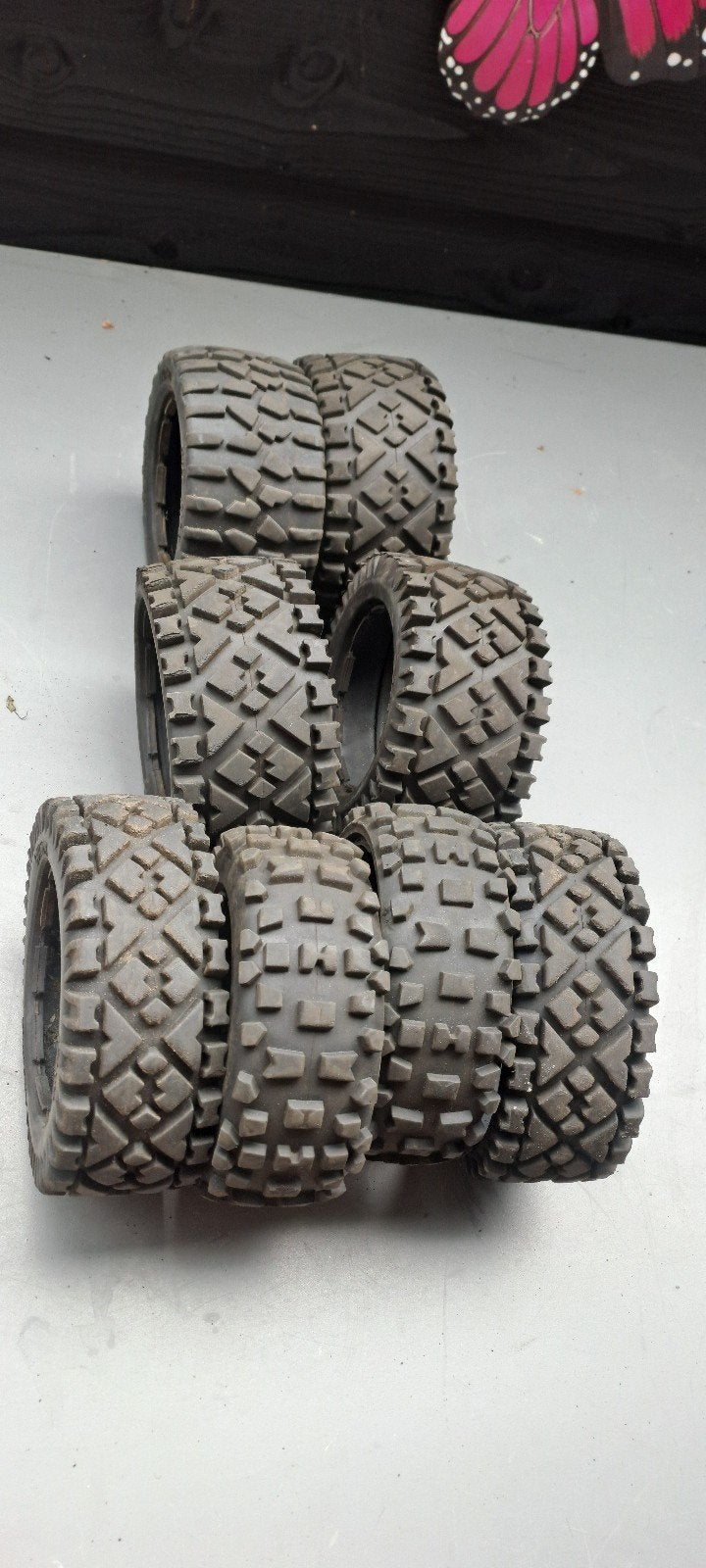 hpi baja banden zie foto, Ophalen of Verzenden, Gebruikt, Auto