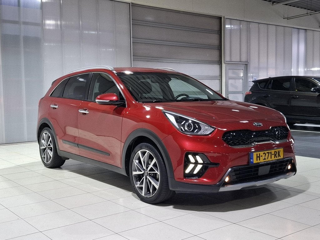 Kia Niro 1.6 GDi Hybrid DynamicPlusLine Trekhaak, Stoel en S, Auto's, Automatische klimaatregeling, Gebruikt, Euro 6, 2 kWh