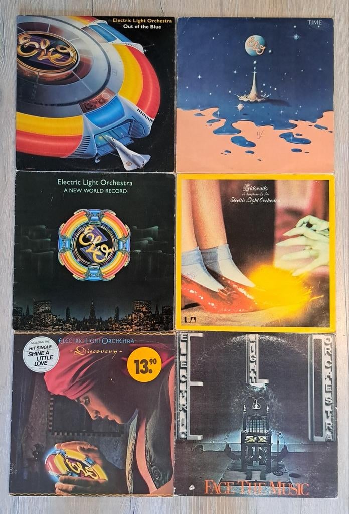 ELO Vinyl LP Collectie: 6 Albums - Electric Light Orchestra, Cd's en Dvd's, Vinyl | Rock, Ophalen of Verzenden, Gebruikt, 12 inch