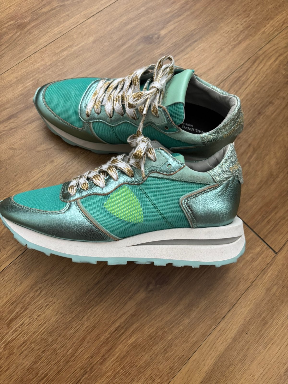 Philippe model maat 37, Ophalen of Verzenden, Groen, Sneakers of Gympen, Zo goed als nieuw