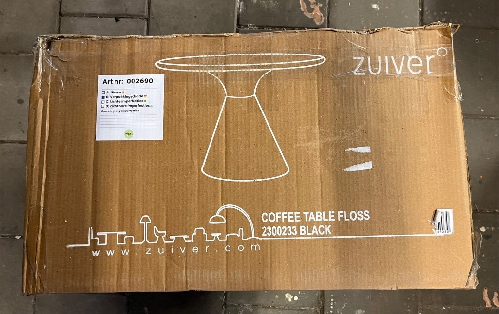 Zuiver Floss salontafel | Van €319, nu, 50 tot 100 cm, Rond, Nieuw, Zuiver