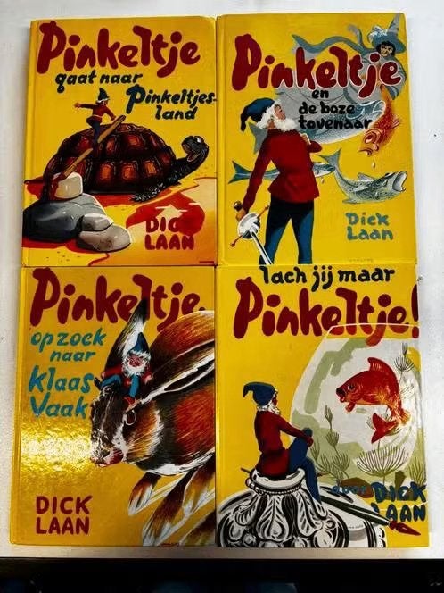 GEBRUIKT! Pinkeltje boeken Dick Laan 14 stuks €23,99, Ophalen of Verzenden, Zo goed als nieuw, Dick Laan, Sprookjes