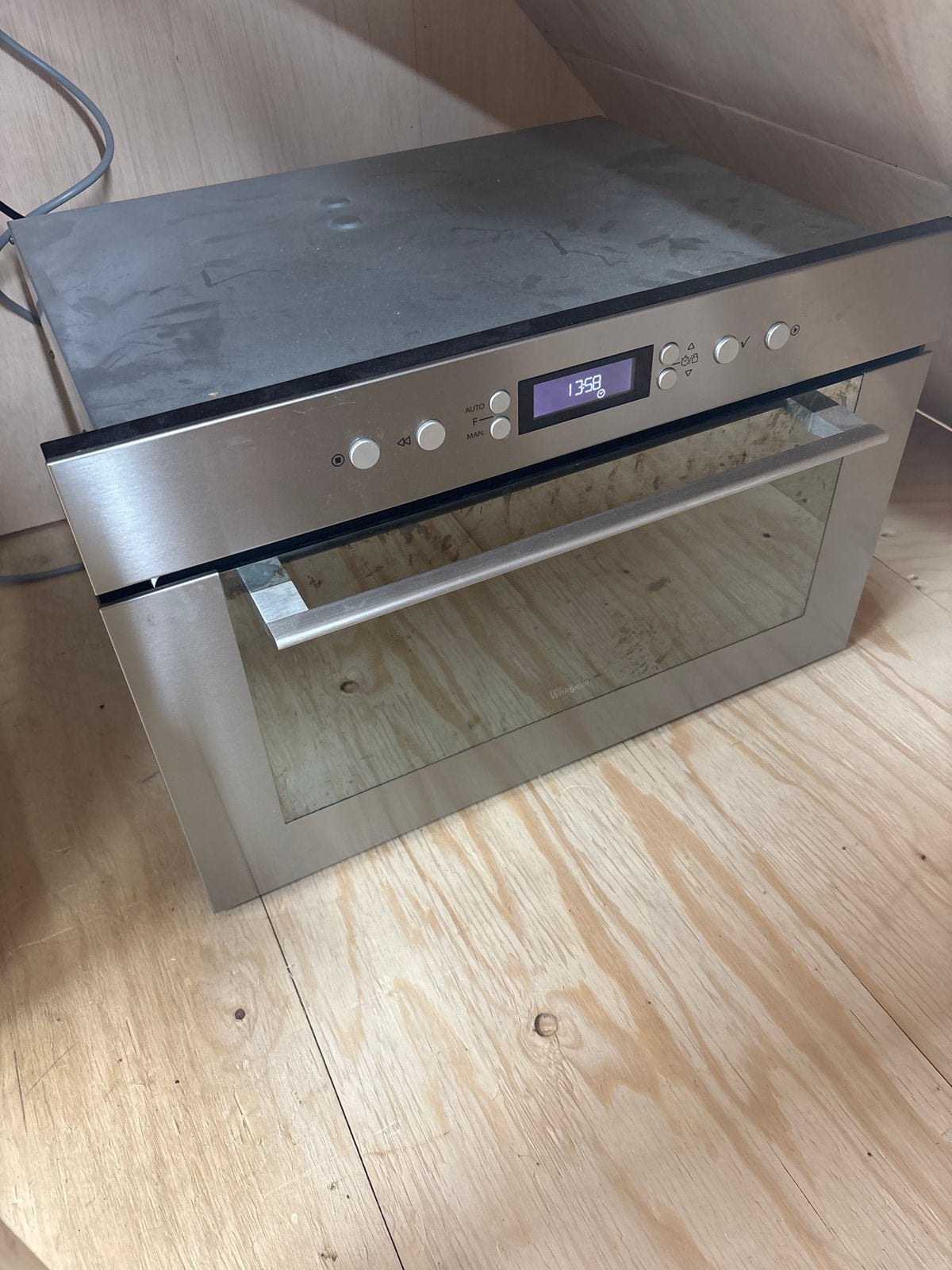 Whirlpool AMW755/IX Inbouw Combi-oven - 60x39x51 cm, Ophalen, Minder dan 45 cm, Whirlpool, Gebruikt