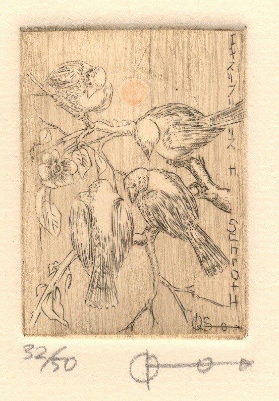 1995 Ex Libris Duitsland : Oskar Roland Schroth, z.j., Verzenden