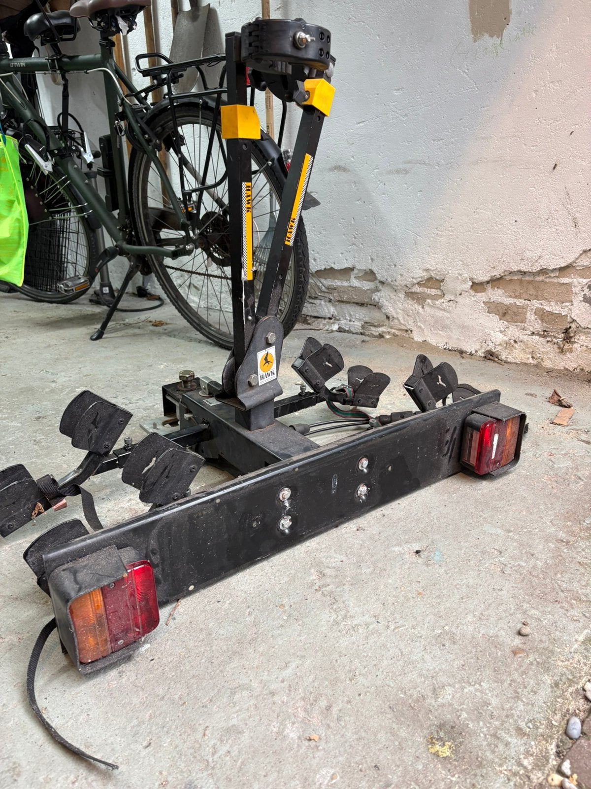 Spinder fietsdrager hawk rh2f, Auto diversen, Fietsendragers, Ophalen, Zo goed als nieuw, Trekhaakdrager