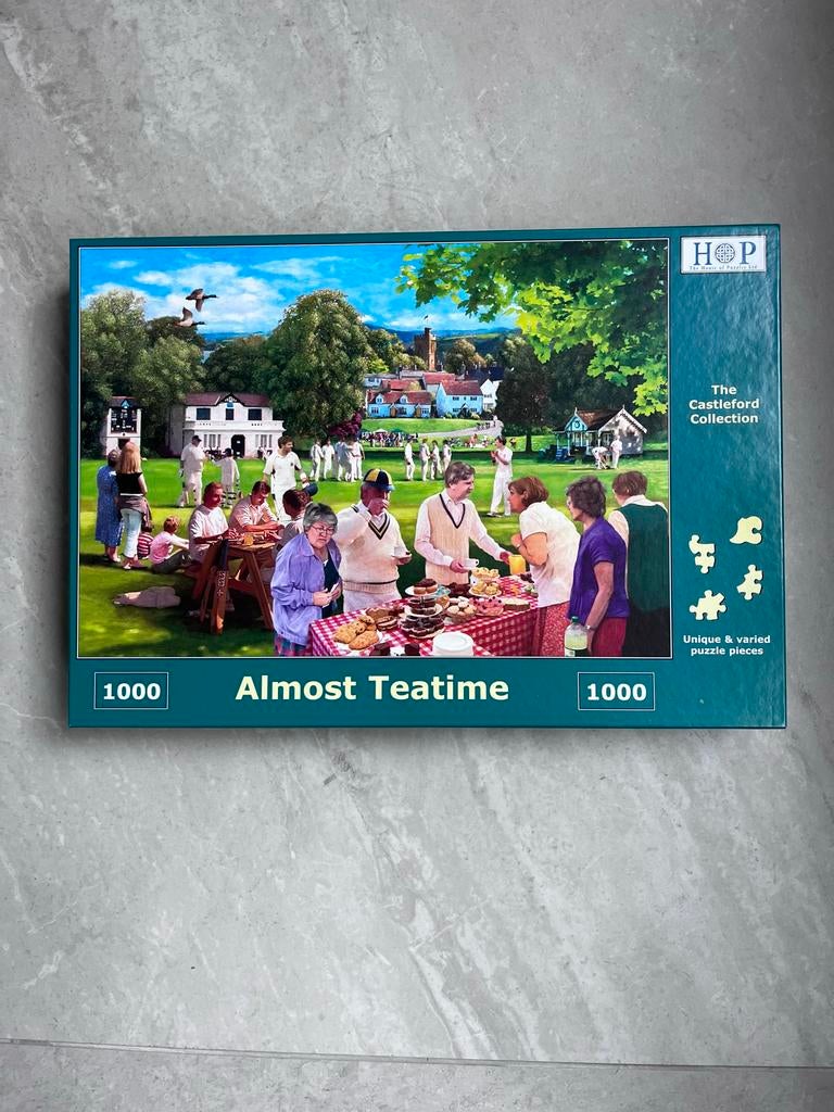 HoP Legpuzzel 'Almost Teatime' - 1000 stukjes, Ophalen of Verzenden, 500 t/m 1500 stukjes, Zo goed als nieuw, Legpuzzel