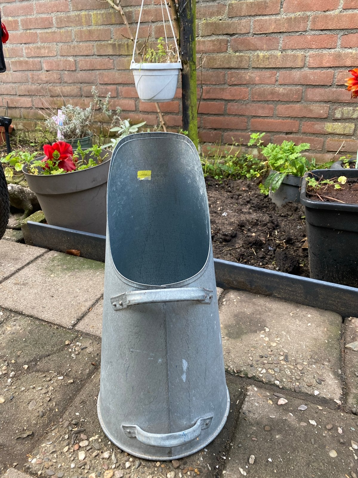 Gegalvaniseerde kolenemmer/asemmer, Ophalen of Verzenden, Gebruikt