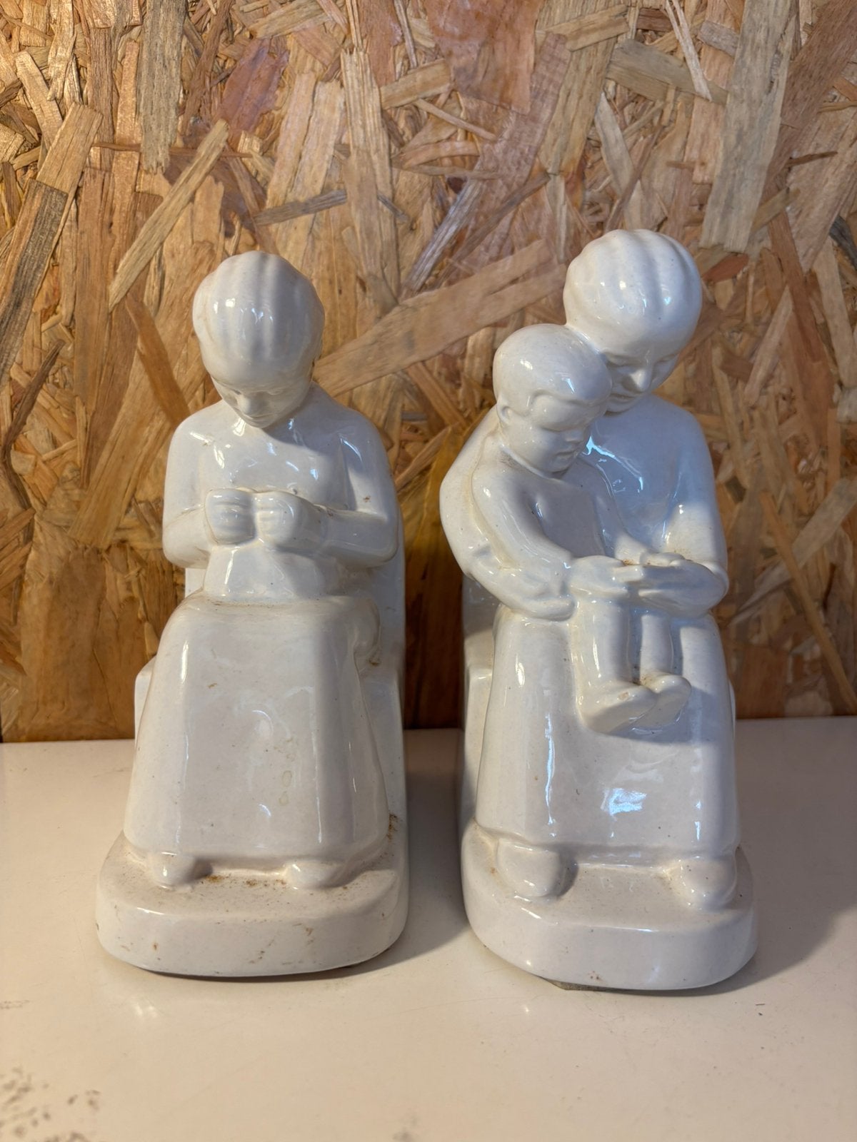 Fransje Carbasius -Plateeelbakkerij Schoonhoven- boekensteun, Antiek en Kunst, Ophalen of Verzenden