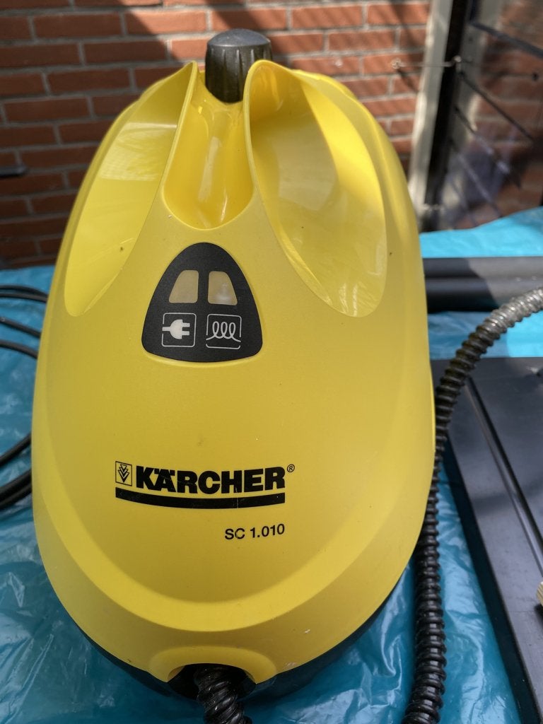 Karcher behang afstoom apparaat met accessoires., Ophalen, Zo goed als nieuw, Stoomreiniger