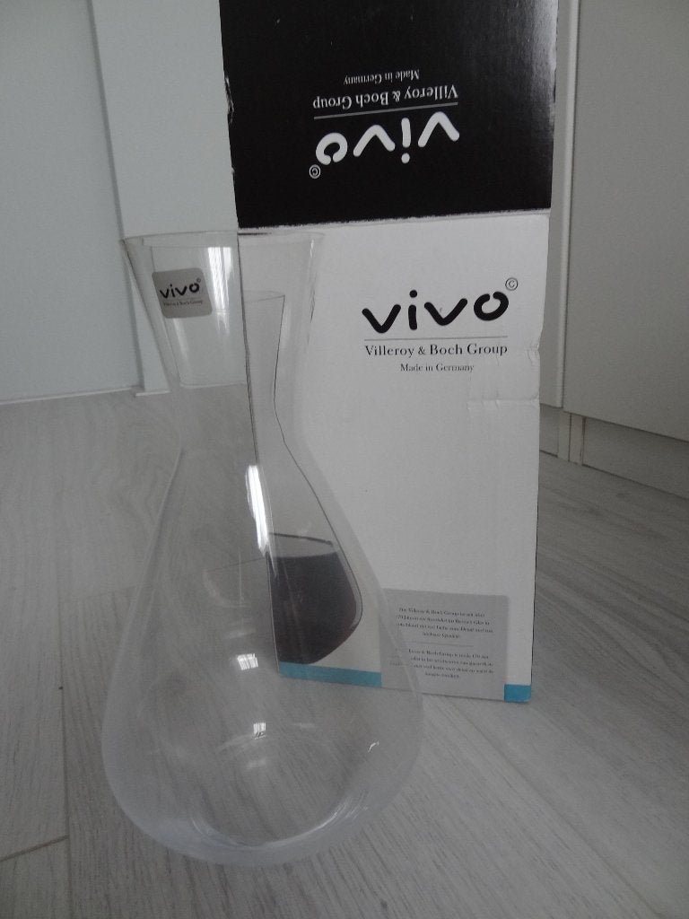 Decanteer karaf Vivo Villeroy & Boch Group -Nieuw, Glas of Glazen, Nieuw, Ophalen of Verzenden, Glas