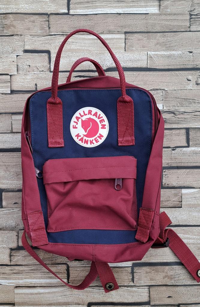 Fjällräven Kånken Mini Rugzak - Blauw/Rood, Overige merken, Minder dan 30 cm, Info@fjallraven.com, Verzenden