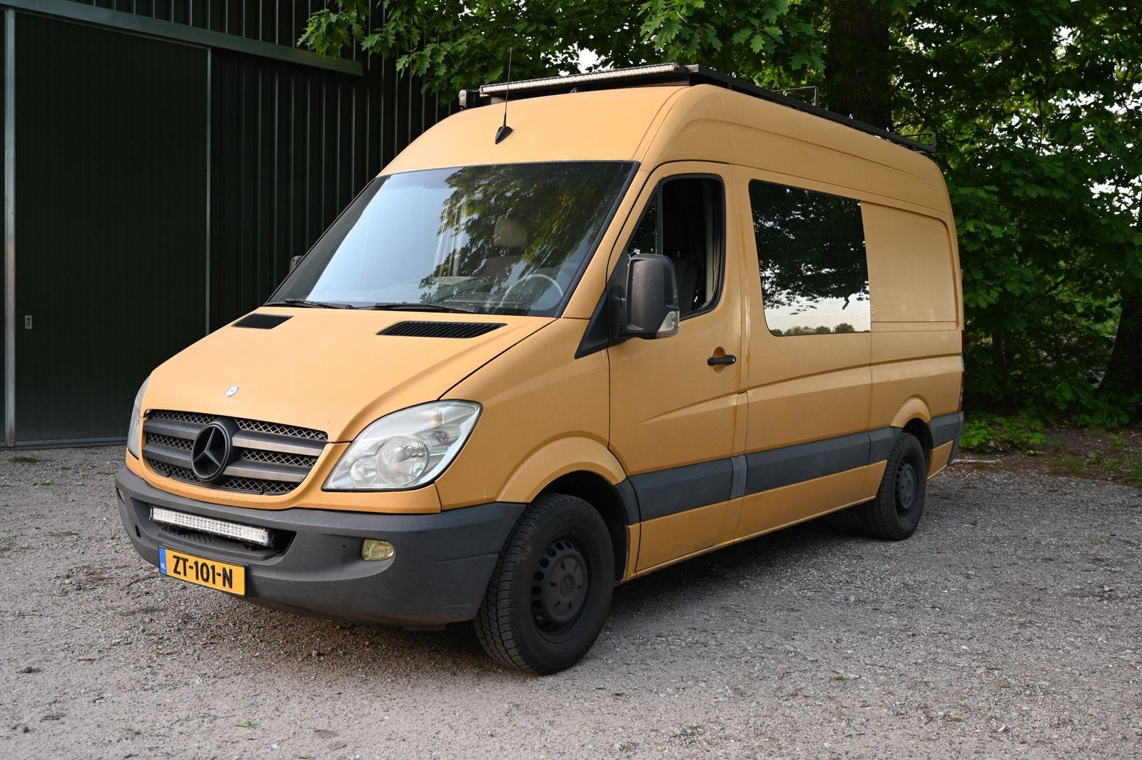 Mercedes Benz Sprinter W906 215 cdi automaat L2H2 camper, Automaat, Koelkast, Tot en met 2, Diesel