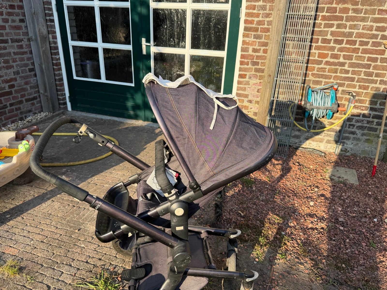 Joolz Day 1 kinderwagen met reiswieg - Spijkerstof, Gebruikt, Combiwagen, Met reiswieg, Ophalen