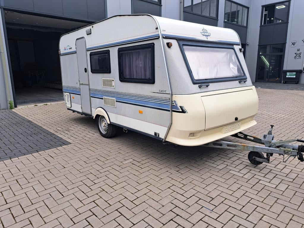 Hobby prestige met vastbed, Rondzit, Particulier, Tot en met 4, Reservewiel