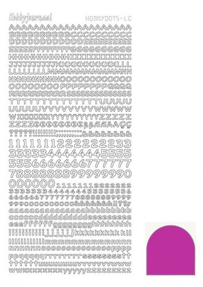 Hobbyjournaal hobbydots stickervel mirror pink STDMLCF, Ophalen of Verzenden, Nieuw, Sticker