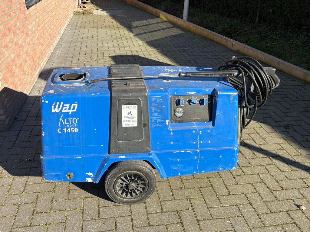 Wap alto stoomcleaner c1450, Tuin en Terras, Hogedrukreinigers, Ophalen, Gebruikt, Elektrisch, Met autostop en -start