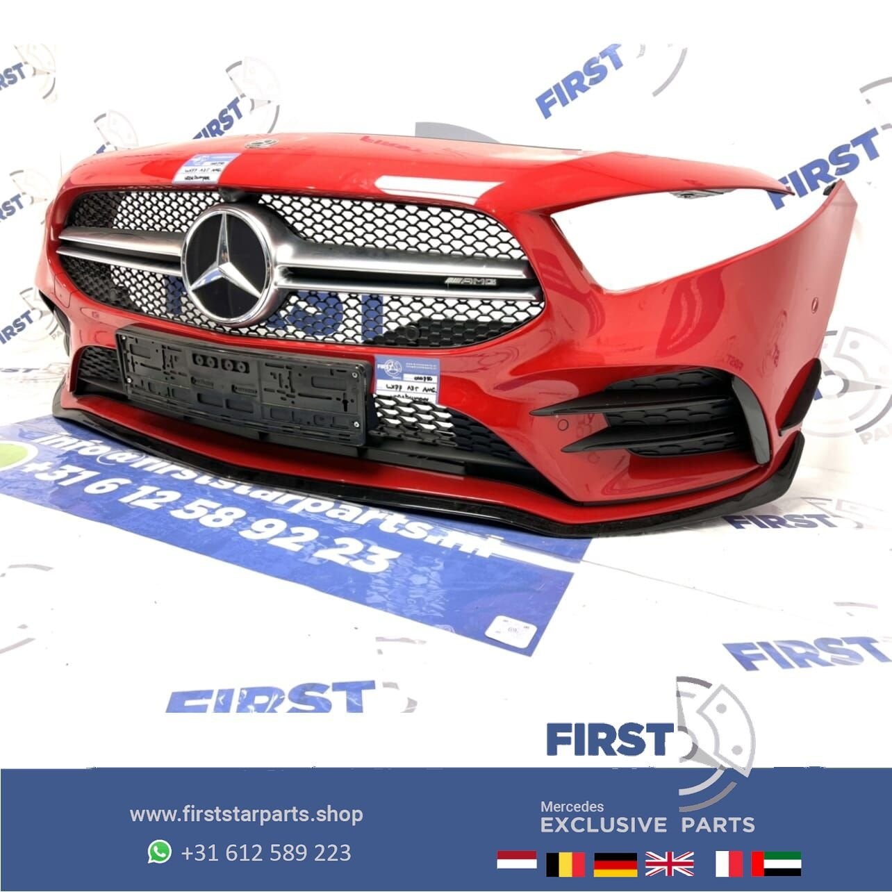Bumper Mercedes A Klasse W177 V177 A35 AMG SEDAN JUPITER ROO, Gebruikt, -, Voor, Ophalen of Verzenden