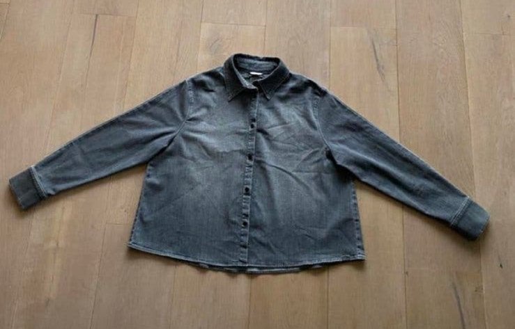 Penn & ink spijkerblouse M nieuw, Ophalen of Verzenden, Zo goed als nieuw, Maat 38/40 (M), Grijs