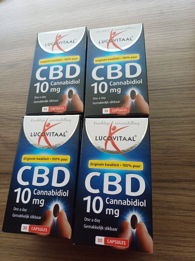 4x CBD olie capsules Lucovital, Ophalen of Verzenden, Nieuw, Overige typen
