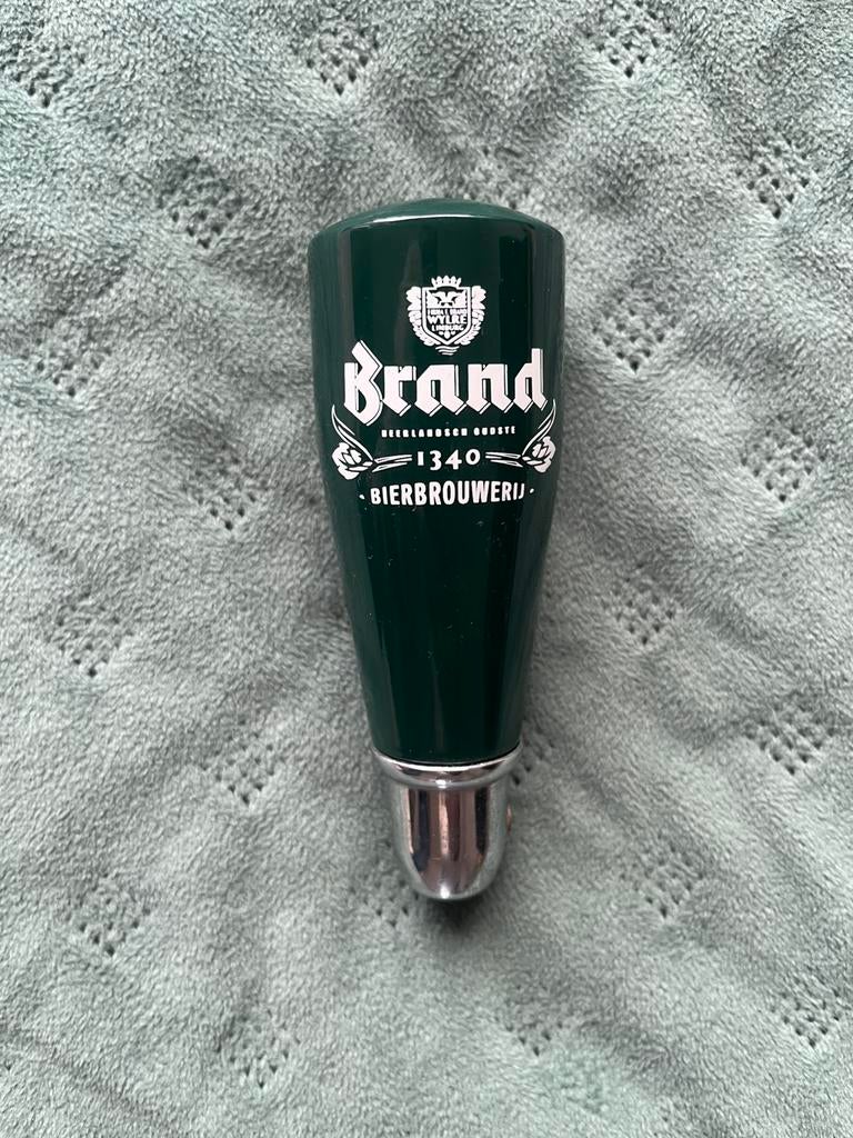 Vintage tapknop van de Brand Bierbrouwerij uit Wijlre, Verzamelen, Biermerken, Ophalen of Verzenden, Zo goed als nieuw, Overige typen